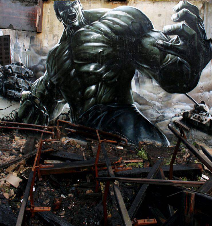 Realistyczny street art 6