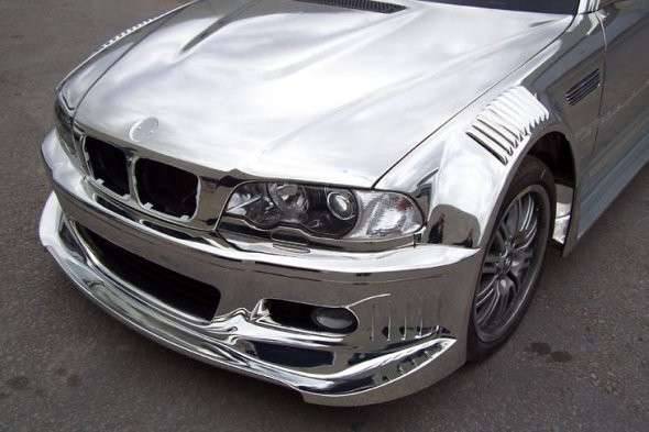 Chromowane BMW M3 17