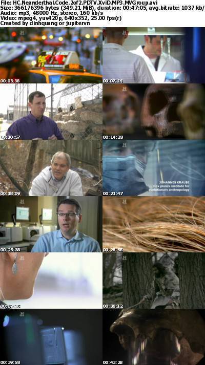 History Channel - Neanderthal Code (2008) PDTV XviD MP3-MVGroup History Channel - Neanderthal Code (2008) PDTV XviD MP3-MVGroup