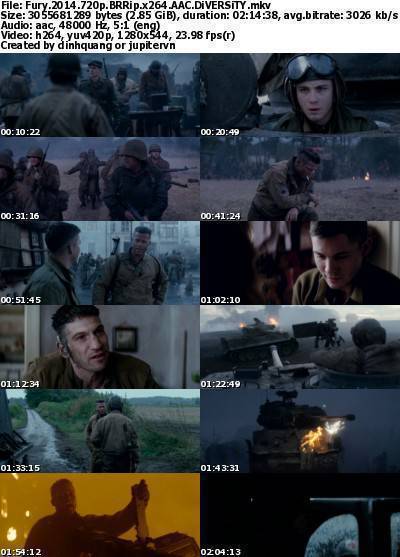 Fury (2014) 720p BRRip x264 AAC-DiVERSiTY Fury (2014) 720p BRRip x264 AAC-DiVERSiTY