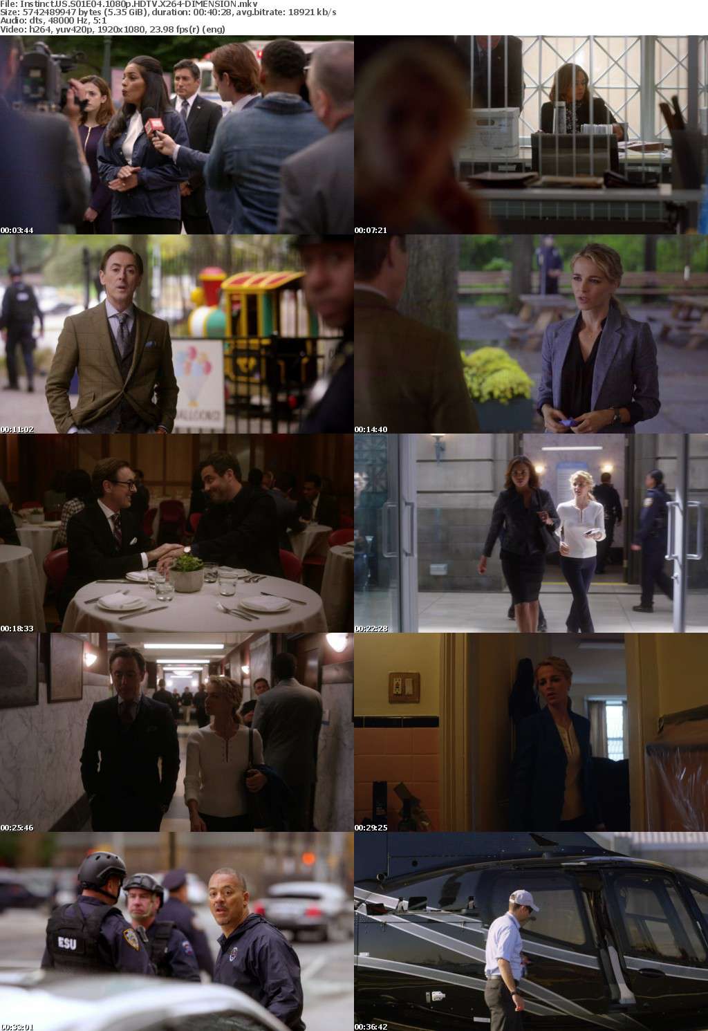 Instinct US S01E04 1080p HDTV X264-DIMENSION Instinct US S01E04 1080p HDTV X264-DIMENSION