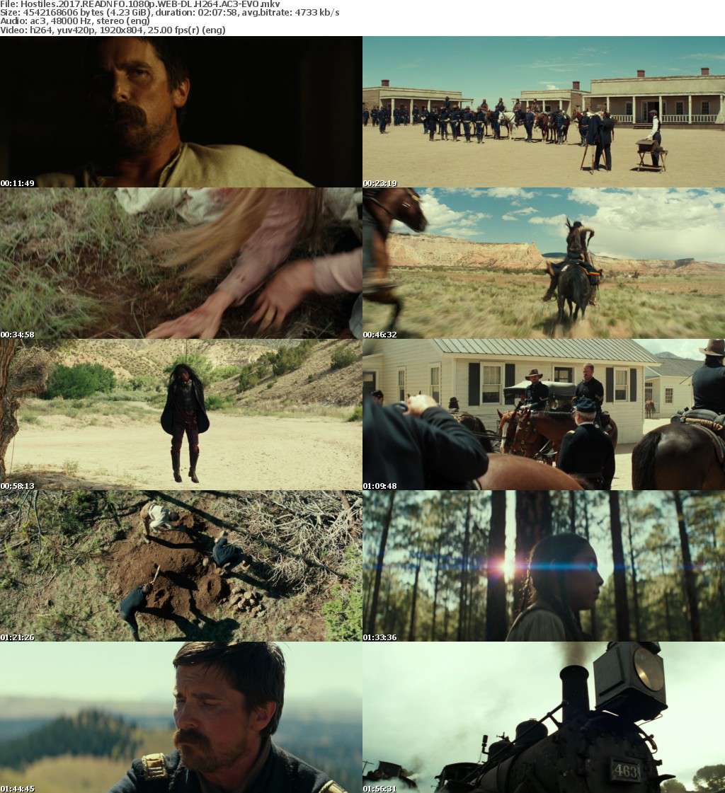 Hostiles 2017 READNFO 1080p WEB-DL H264 AC3-EVO Hostiles 2017 READNFO 1080p WEB-DL H264 AC3-EVO