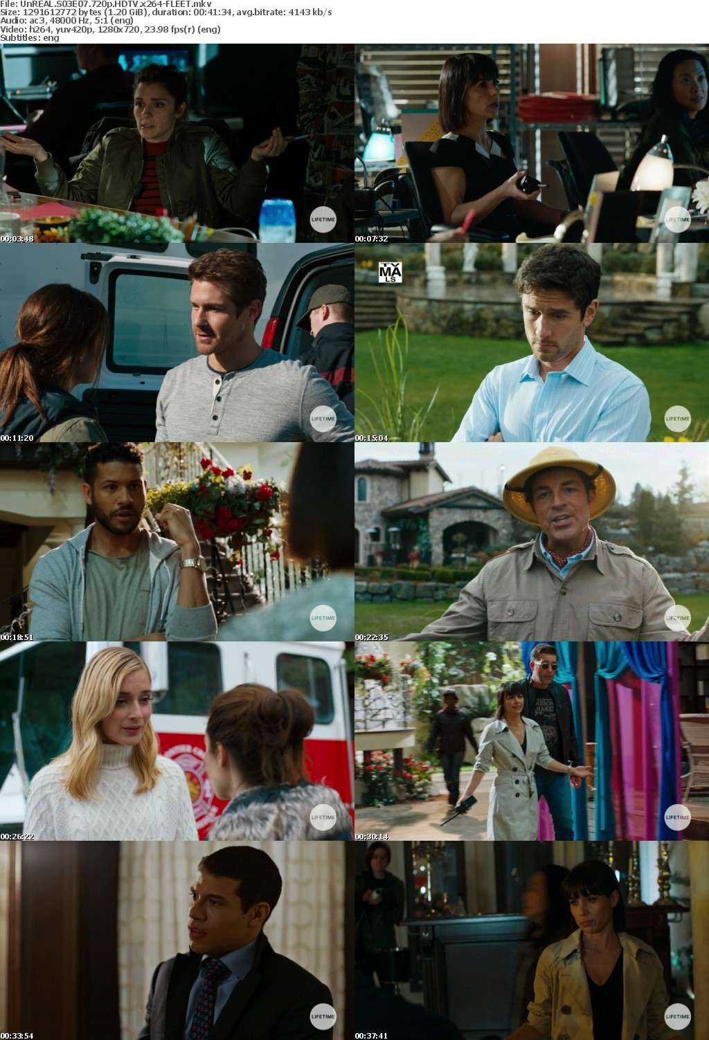 UnREAL S03E07 720p HDTV x264-FLEET UnREAL S03E07 720p HDTV x264-FLEET