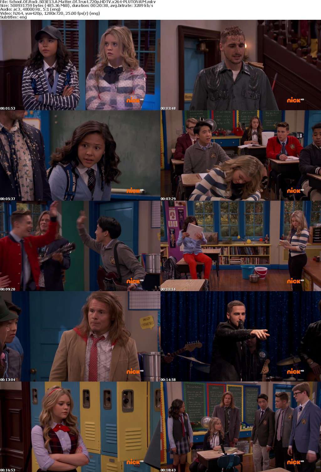 School Of Rock S03E13 A Matter Of Trust 720p HDTV x264-PLUTONiUM School Of Rock S03E13 A Matter Of Trust 720p HDTV x264-PLUTONiUM