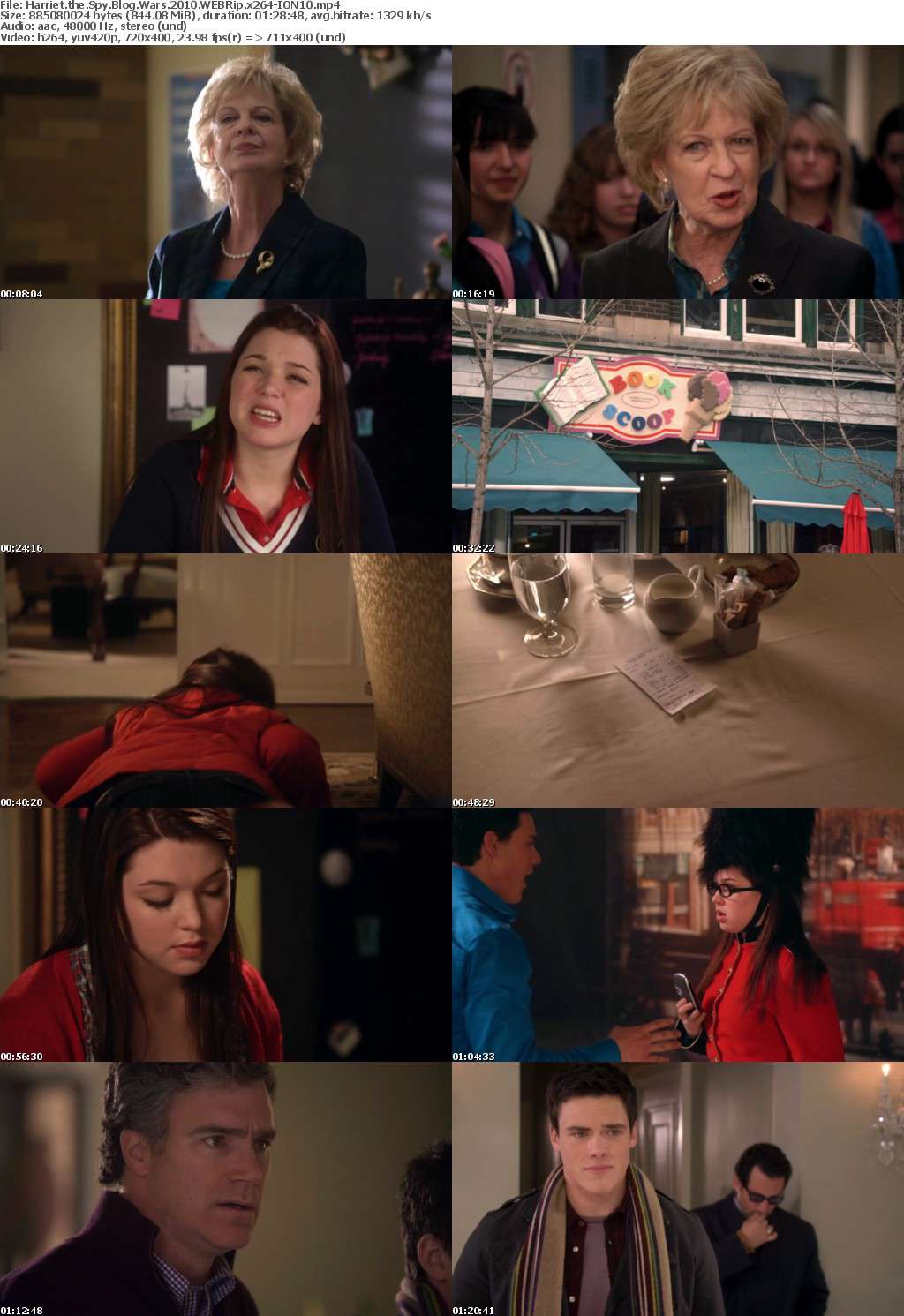 Harriet the Spy Blog Wars 2010 WEBRip x264-ION10 Harriet the Spy Blog Wars 2010 WEBRip x264-ION10