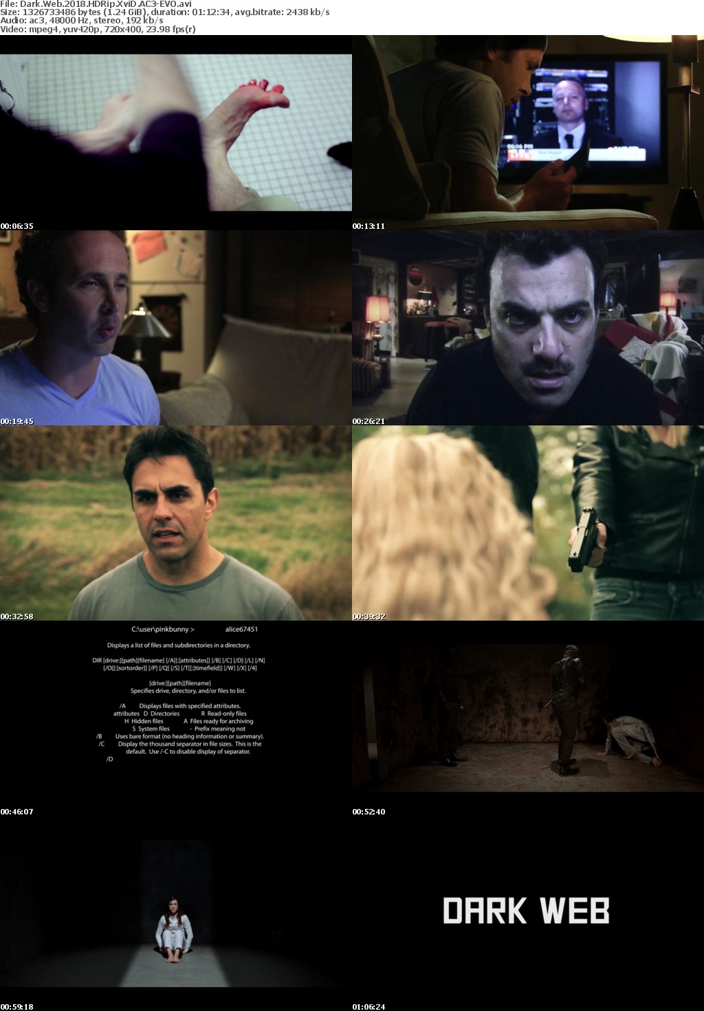 Dark Web (2018) HDRip XviD AC3-EVO