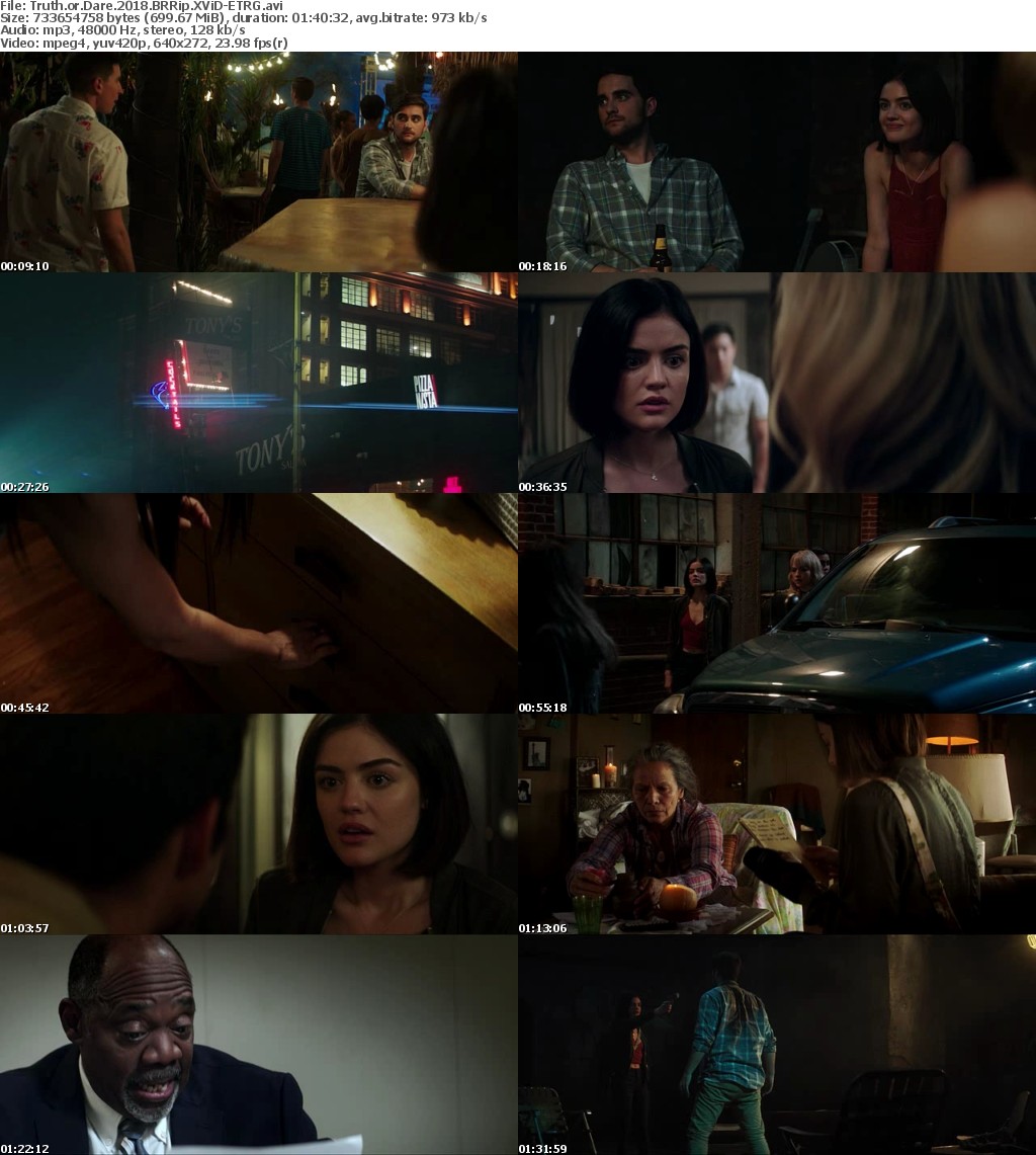 Truth or Dare (2018) BRRip XViD-ETRG