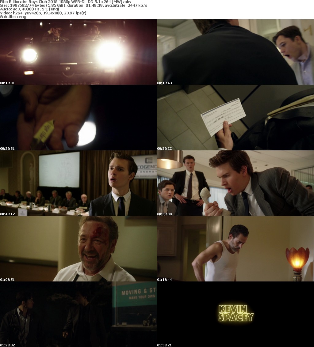 Billionaire Boys Club (2018) 1080p WEB-DL DD 5.1 x264 MW