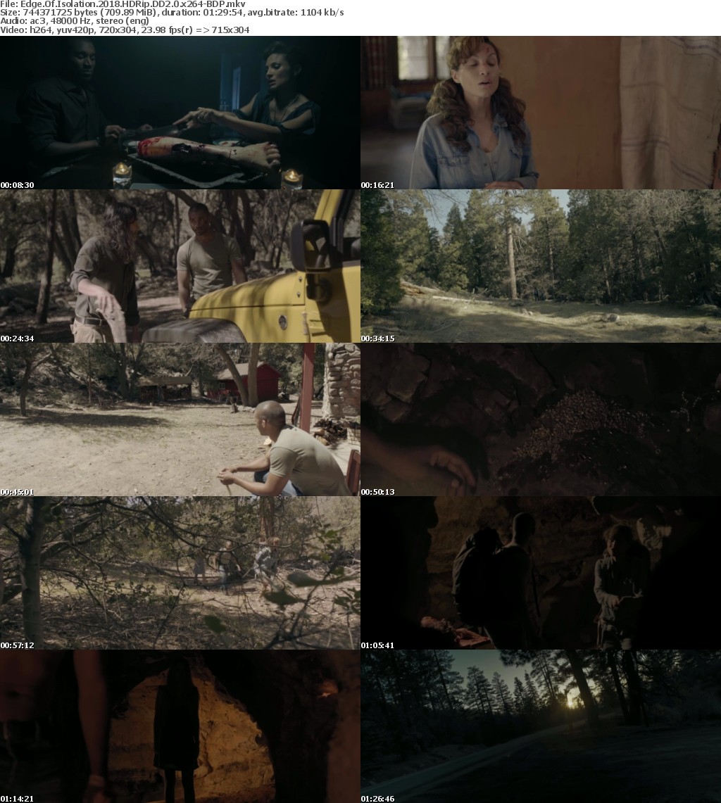 Edge Of Isolation (2018) HDRip DD2.0 x264-BDP