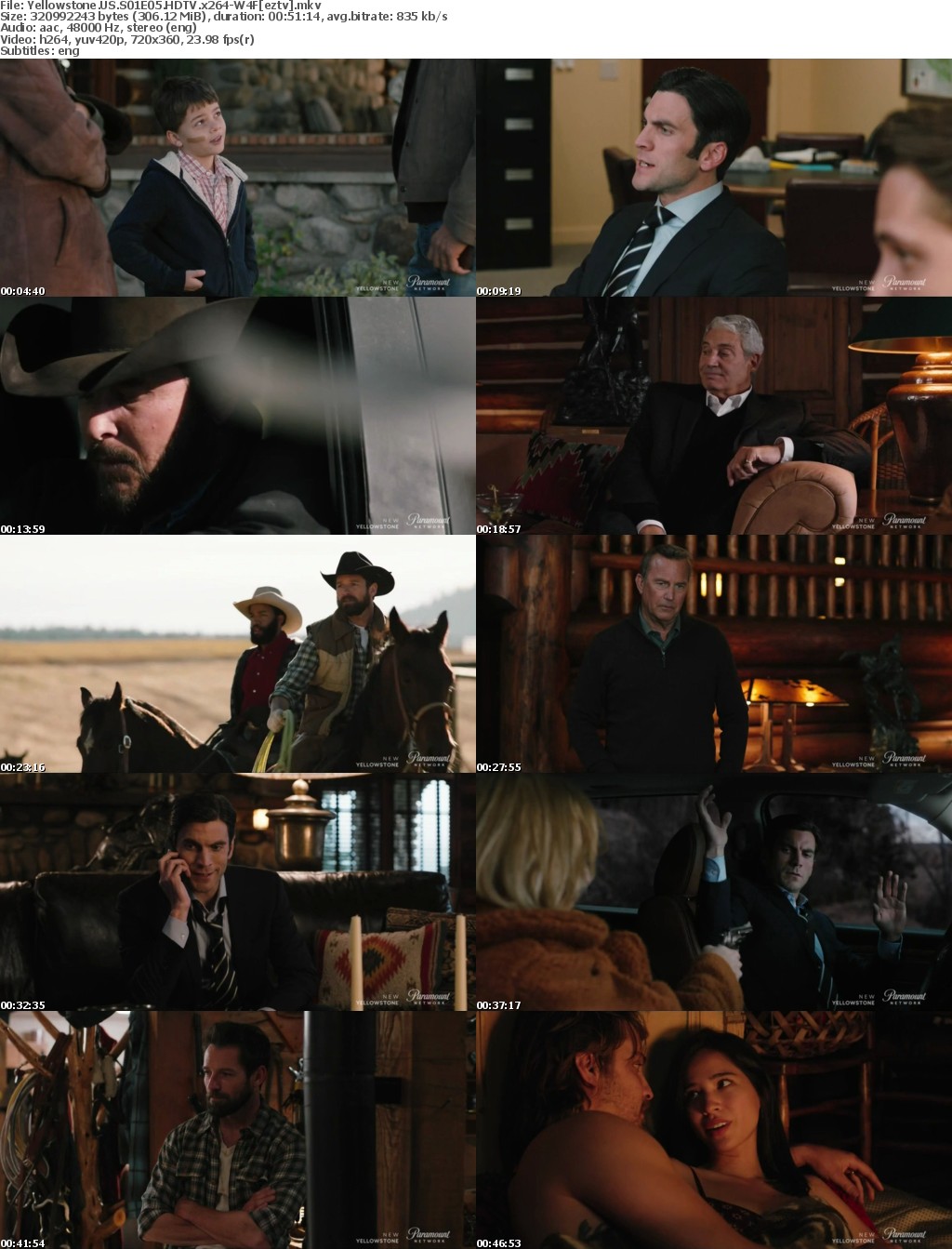 Yellowstone US S01E05 HDTV x264-W4F