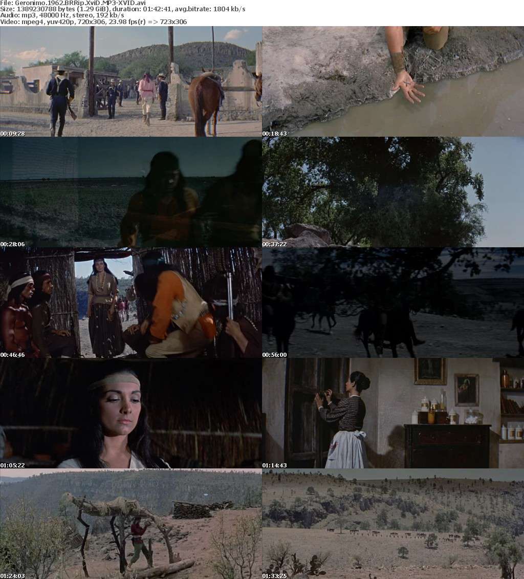Geronimo 1962 BRRip XviD MP3-XVID Geronimo 1962 BRRip XviD MP3-XVID