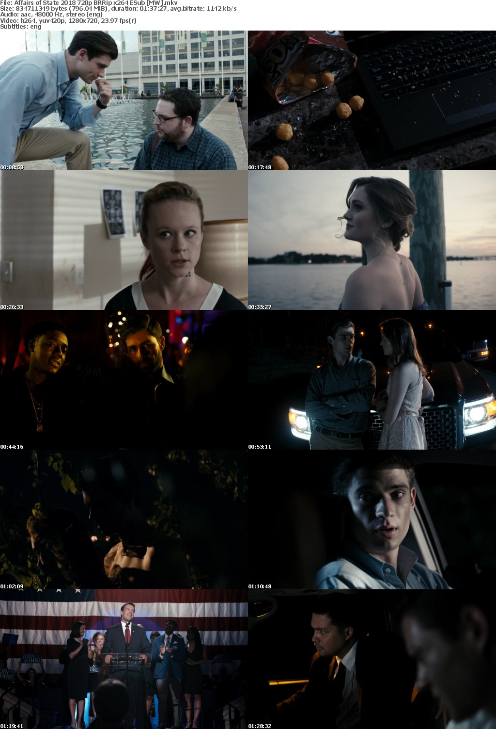 Affairs of State (2018) 720p BRRip x264 ESub MW