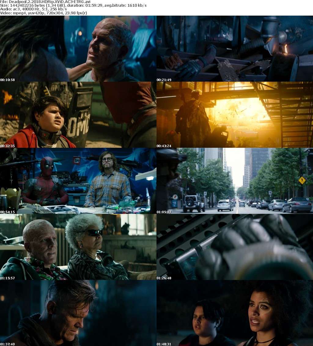 Deadpool 2 (2018) HDRip XViD AC3-ETRG