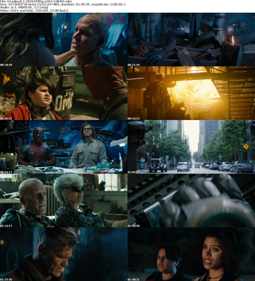 Deadpool 2 (2018) HDRip x264-NAKRO