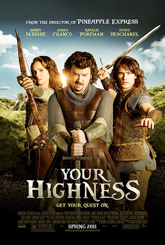 Your Highness (2011) UNRATED 1080p BluRay x264 Dual Audio Hindi DD 5.1 - English DD 5.1 ESub MW