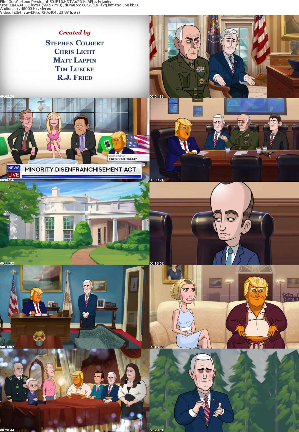 Our Cartoon President S01E16 HDTV x264-aAF