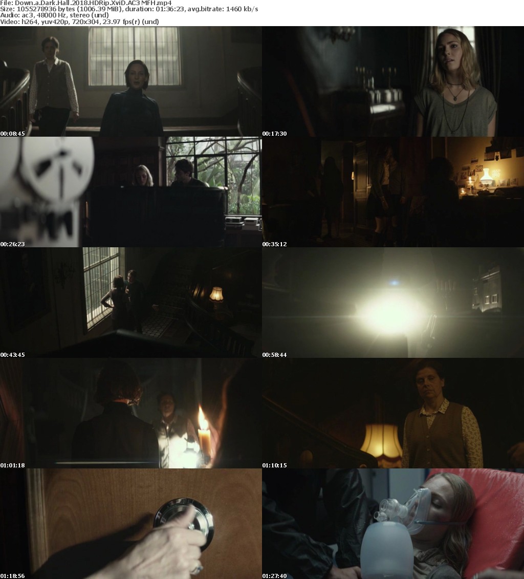 Down a Dark Hall (2018) HDRip XviD AC3 MFH