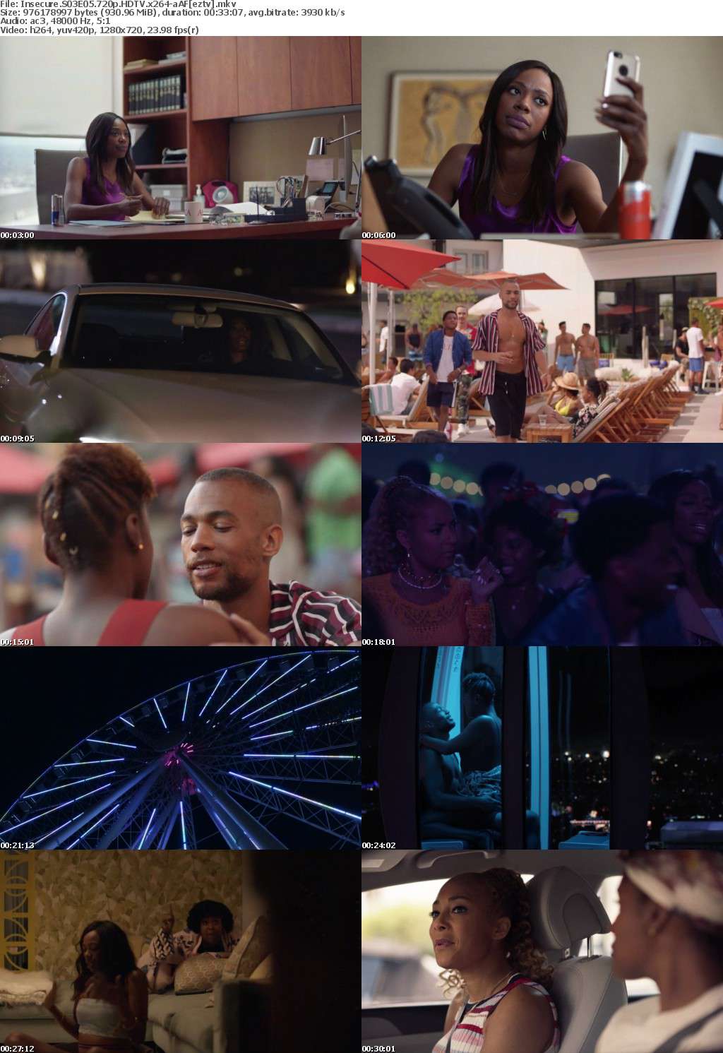 Insecure S03E05 720p HDTV x264-aAF