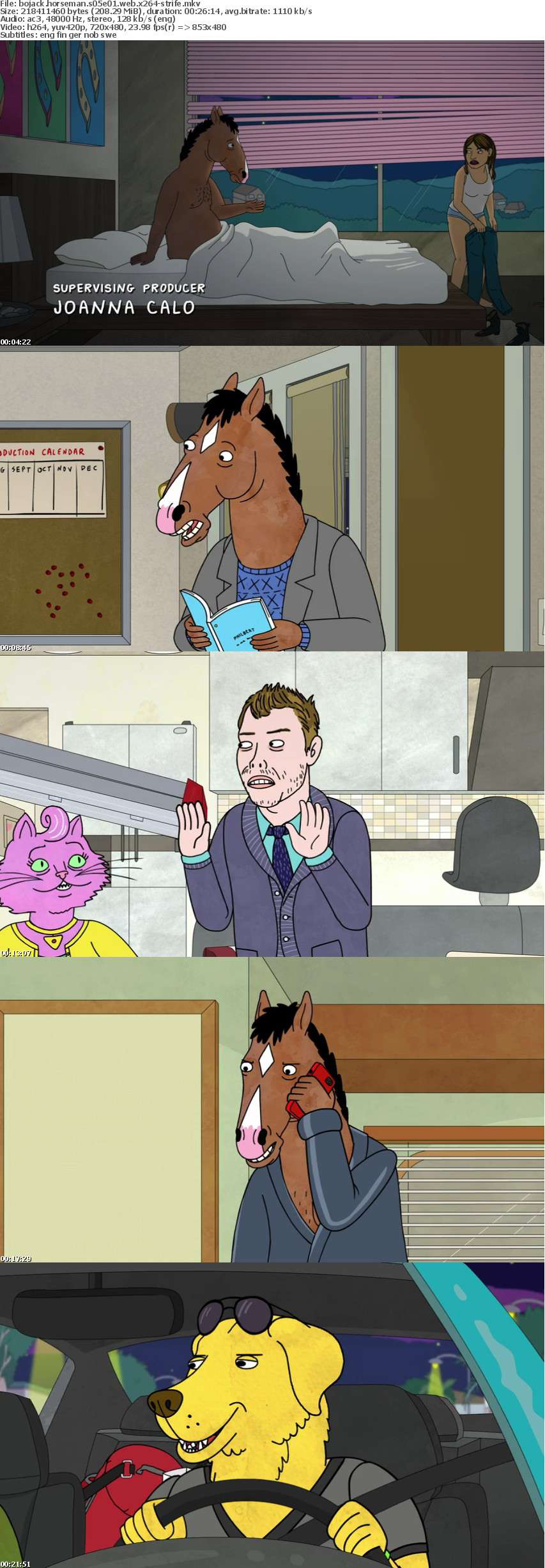 BoJack Horseman S05E01 WEB x264-STRiFE BoJack Horseman S05E01 WEB x264-STRiFE