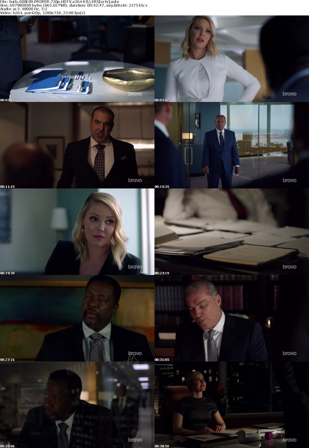 Suits S08E09 PROPER 720p HDTV x264-KILLERS