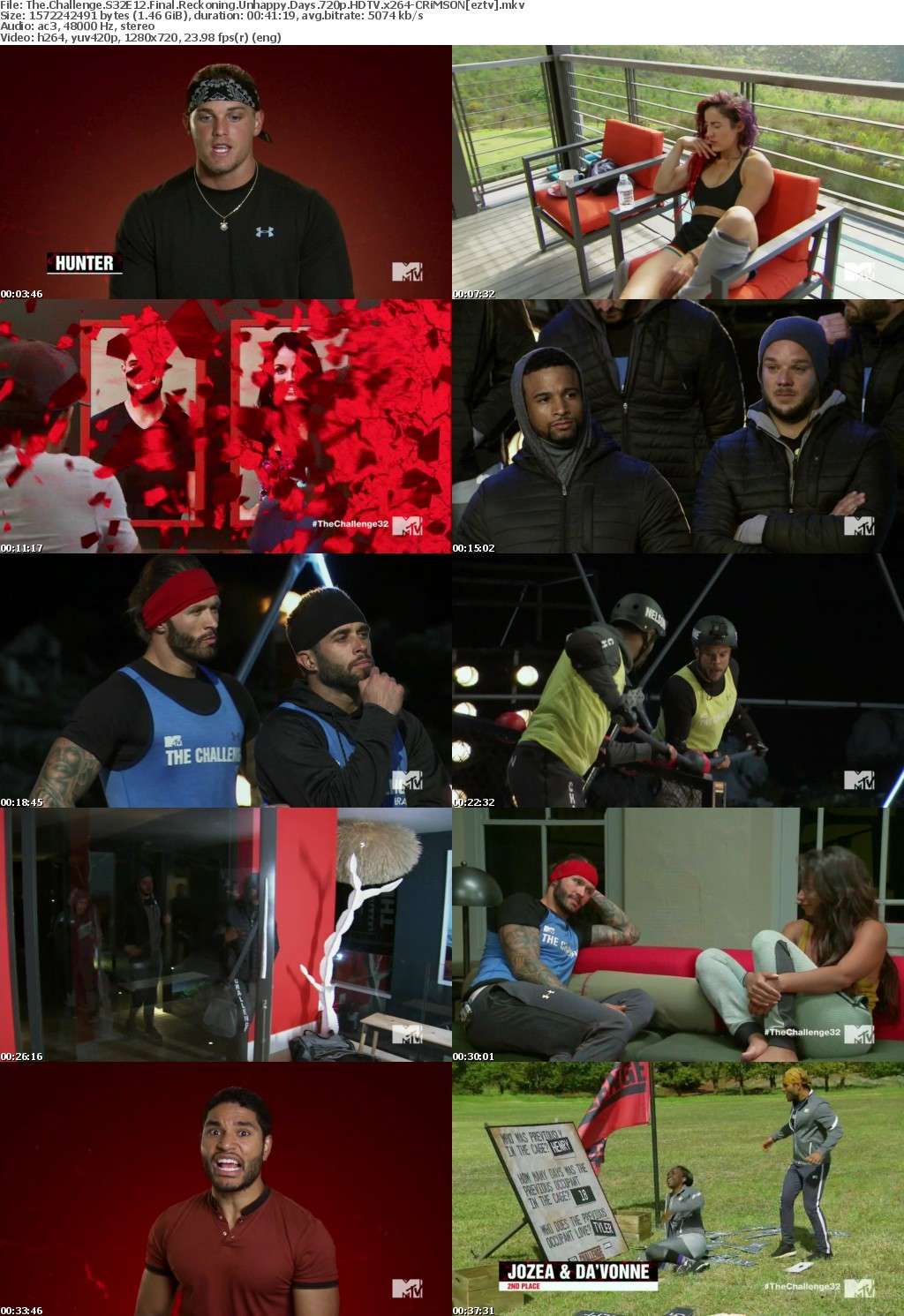 The Challenge S32E12 Final Reckoning Unhappy Days 720p HDTV x264-CRiMSON