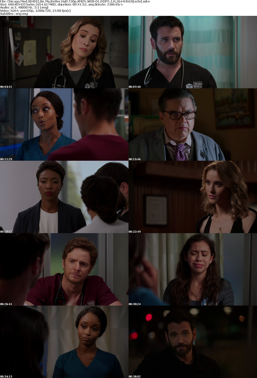 Chicago Med S04E01 Be My Better Half 720p AMZN WEB-DL DDP5.1 H264-KiNGS