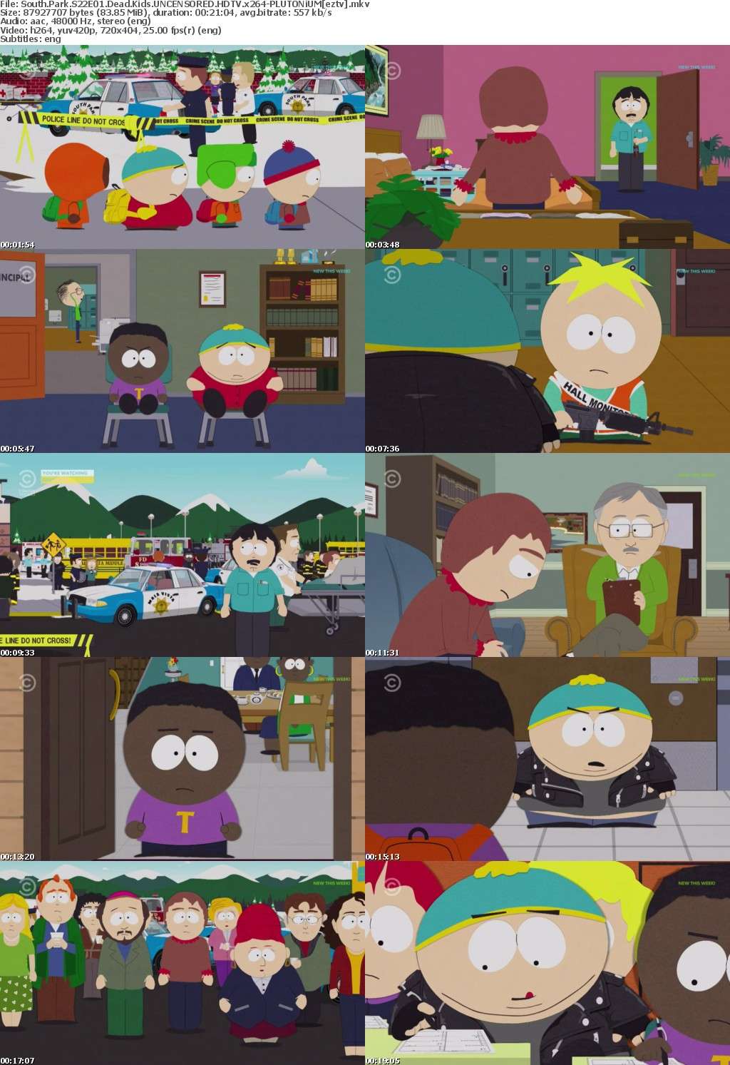 South Park S22E01 Dead Kids UNCENSORED HDTV x264-PLUTONiUM