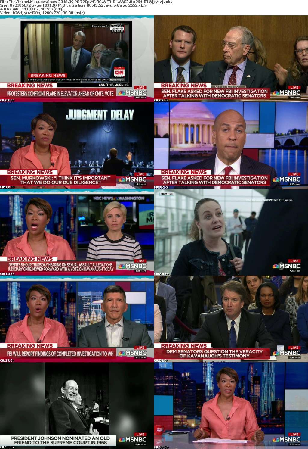 The Rachel Maddow Show (2018) 09 28 720p MNBC WEB-DL AAC2.0 x264-BTW