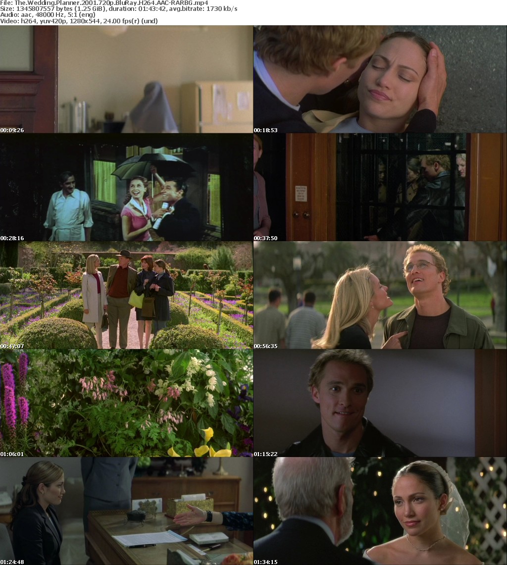 The Wedding Planner (2001) 720p BluRay H264 AAC-RARBG