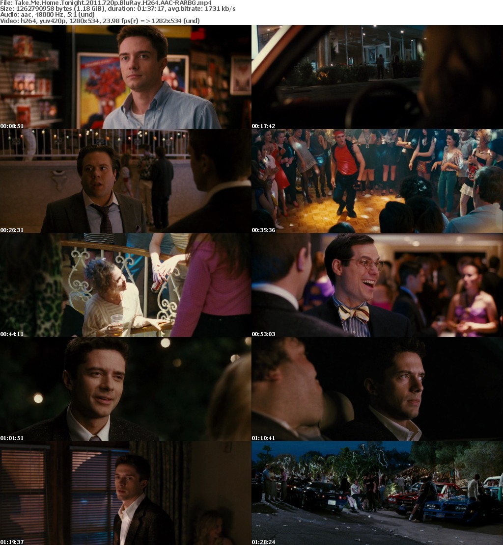 Take Me Home Tonight (2011) 720p BluRay H264 AAC-RARBG