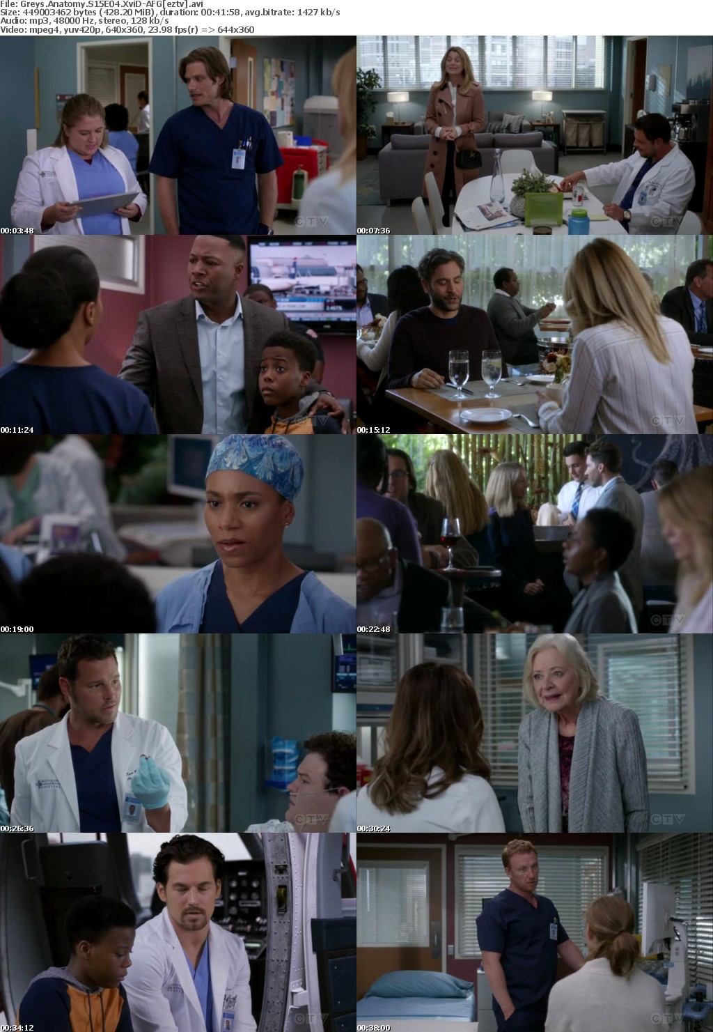 Greys Anatomy S15E04 XviD-AFG Greys Anatomy S15E04 XviD-AFG