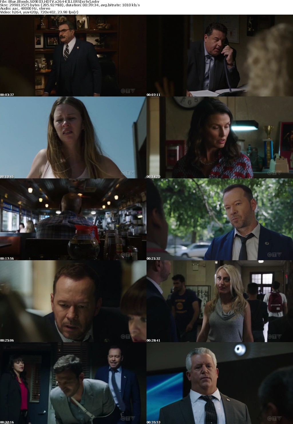 Blue Bloods S09E03 HDTV x264-KILLERS