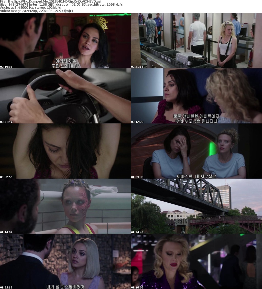 The Spy Who Dumped Me (2018) HC HDRip XviD AC3-EVO