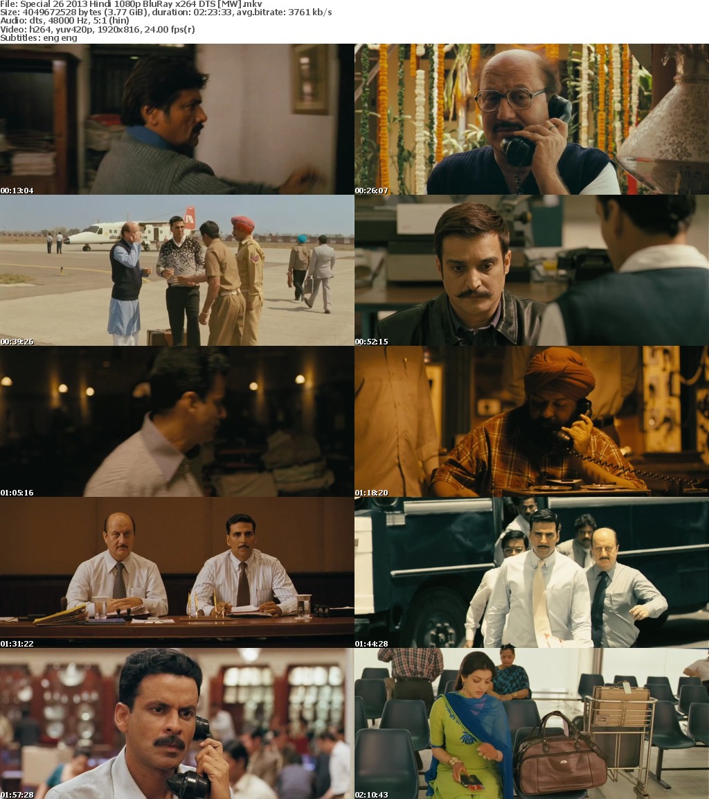 Special 26 (2013) Hindi 1080p BluRay x264 DTS MW