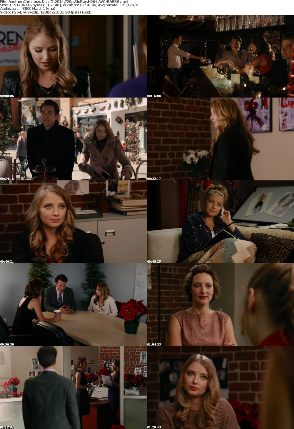 Another Christmas Kiss II (2014) 720p BluRay H264 AAC-RARBG