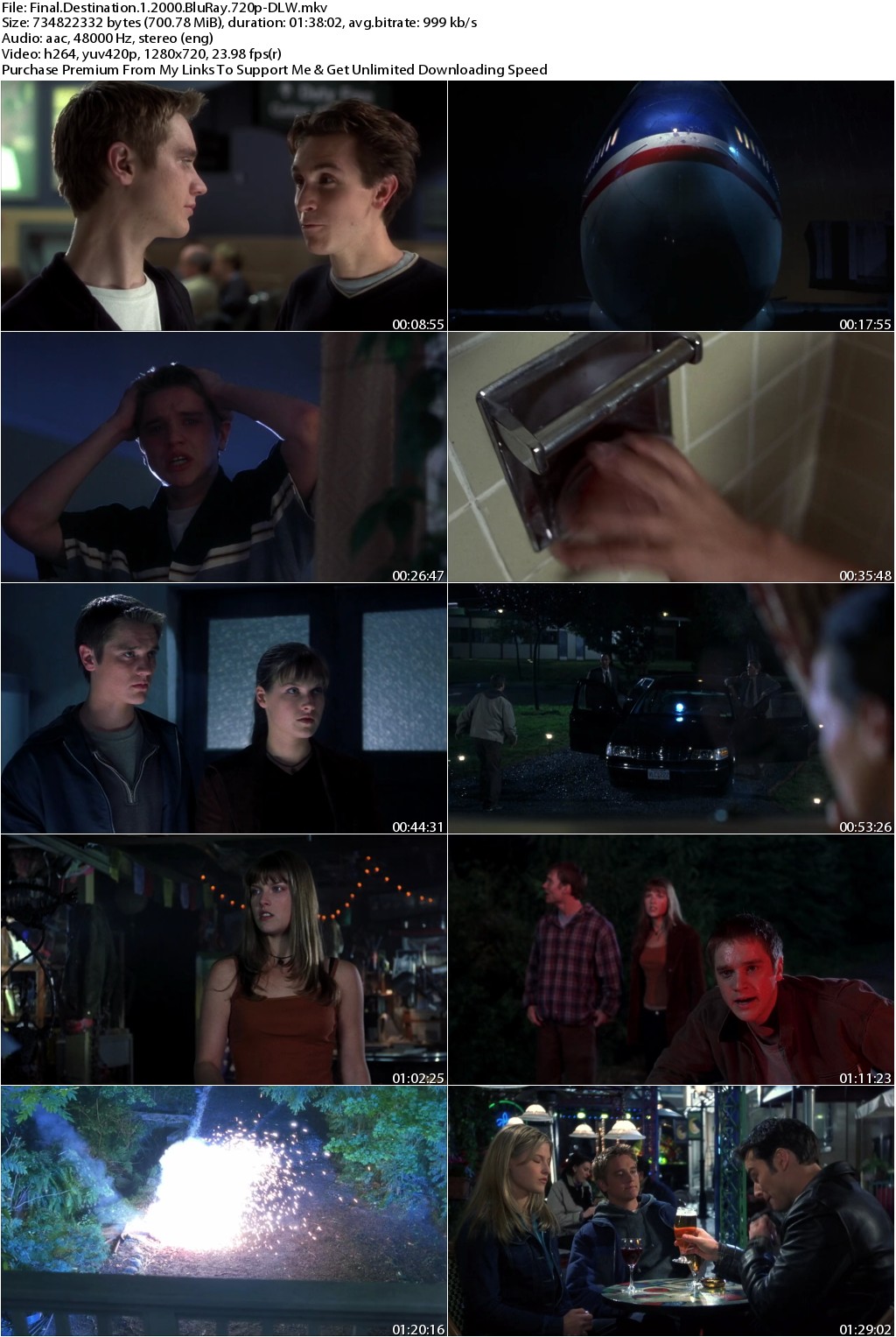 Final Destination (2000) 720p BluRay x264-DLW