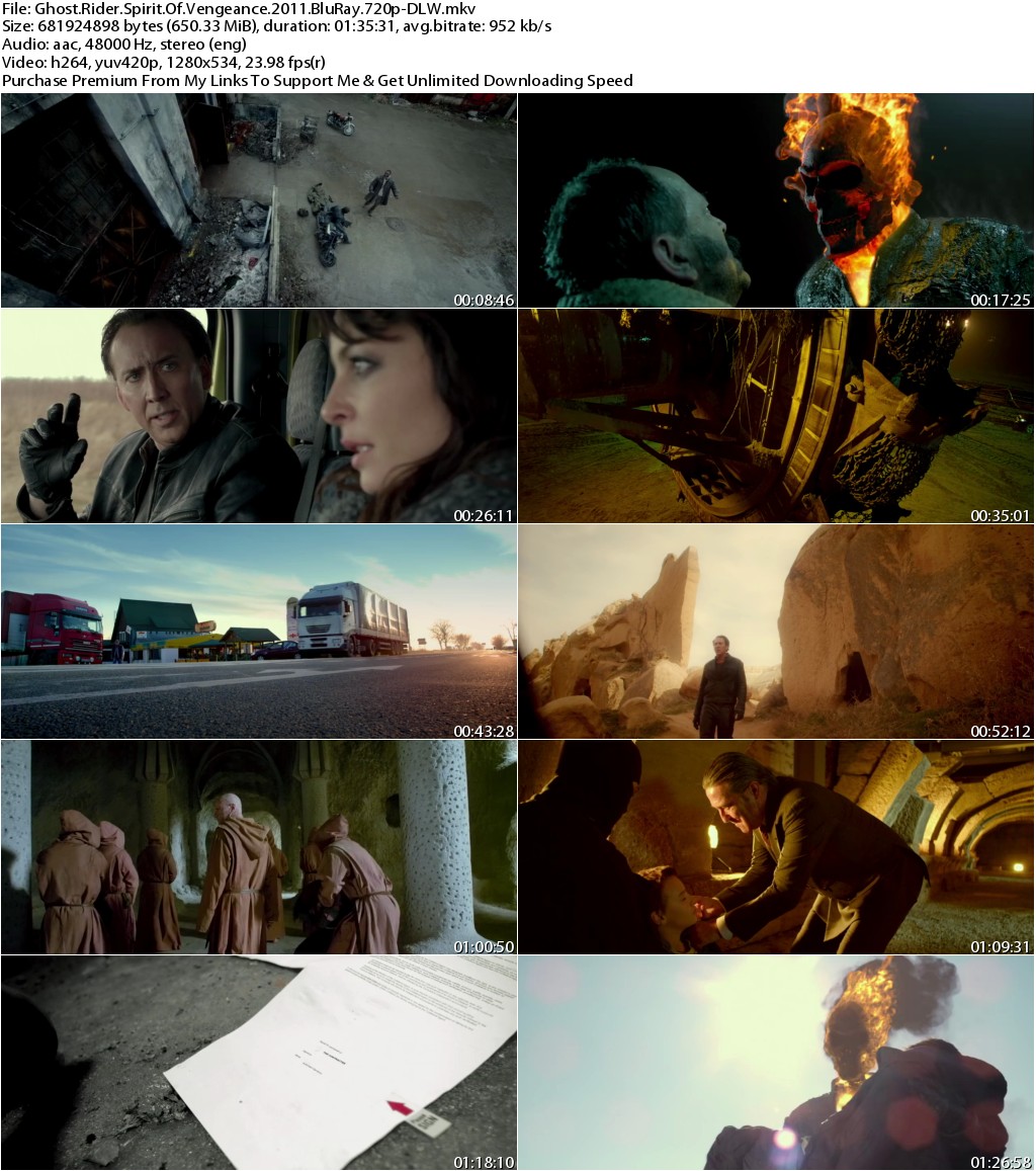 Ghost Rider Spirit Of Vengeance (2011) 720p BRRip x264-DLW