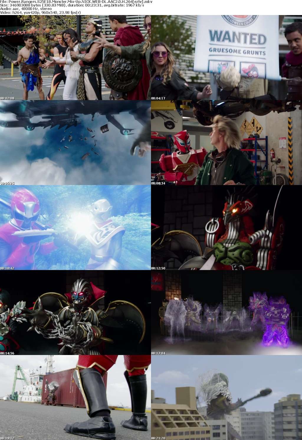 Power Rangers S25E18 Monster Mix-Up NICK WEB-DL AAC2.0 H264