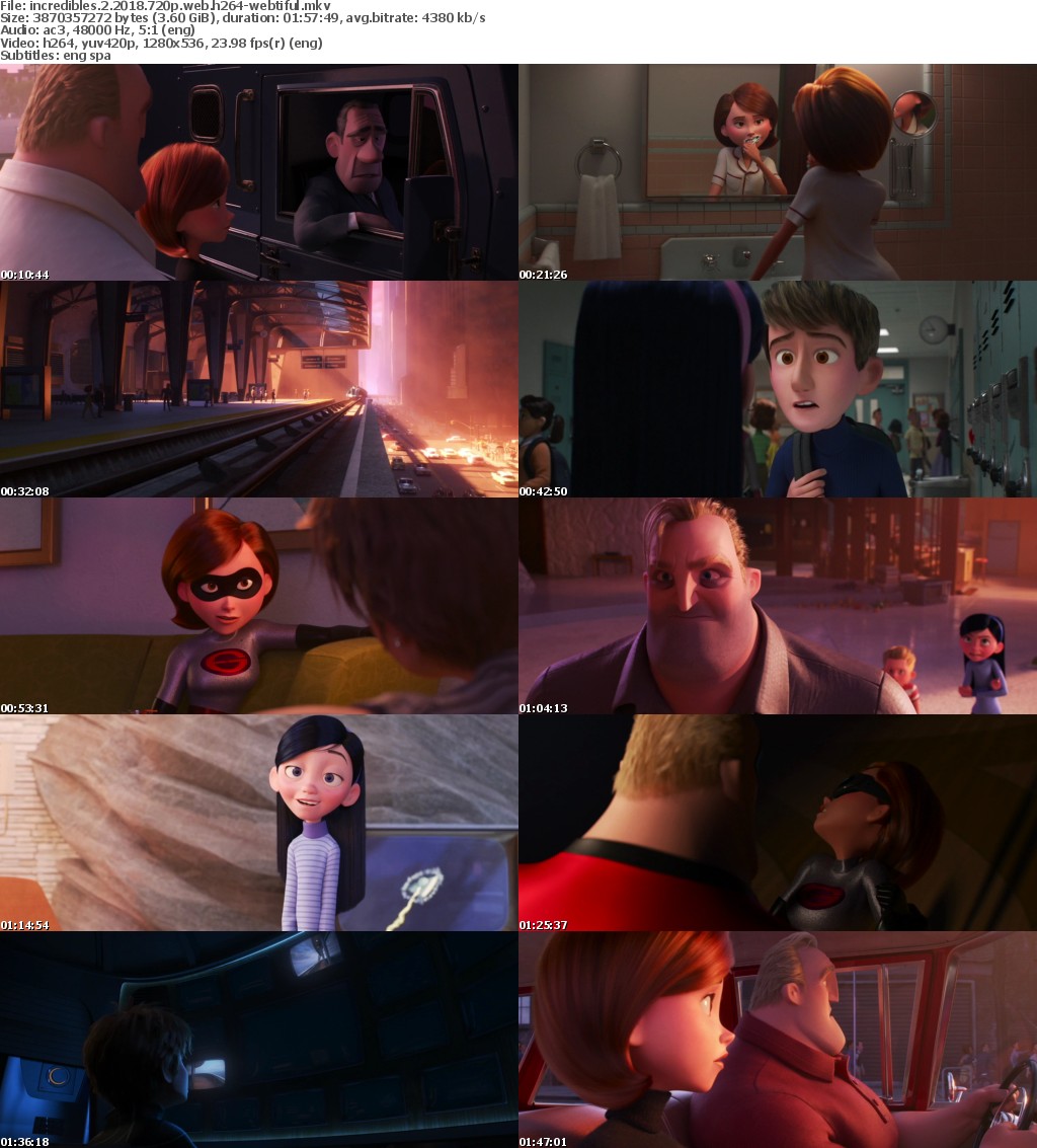 Incredibles 2 (2018) 720p WEB h264-WEBTiFUL