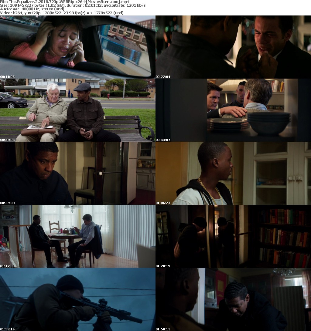 The Equalizer 2 (2018) WEBRip 720p MoviesBurn