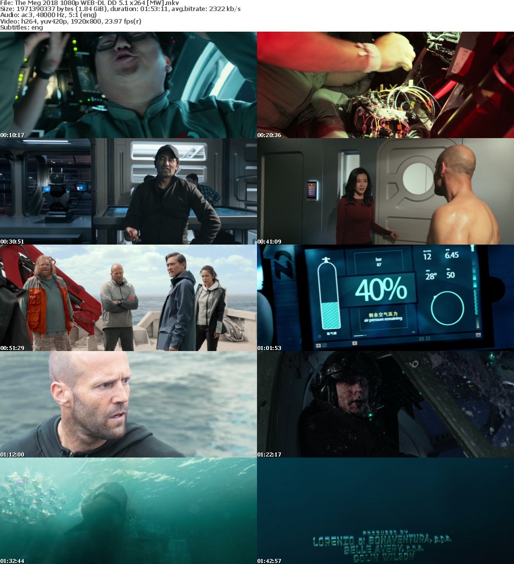 The Meg (2018) 1080p WEB-DL DD 5.1 x264 MW