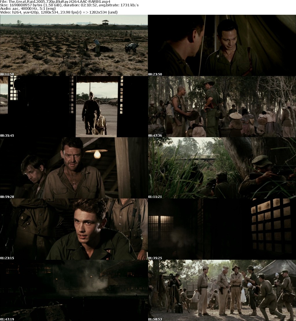 The Great Raid (2005) 720p BluRay H264 AAC-RARBG