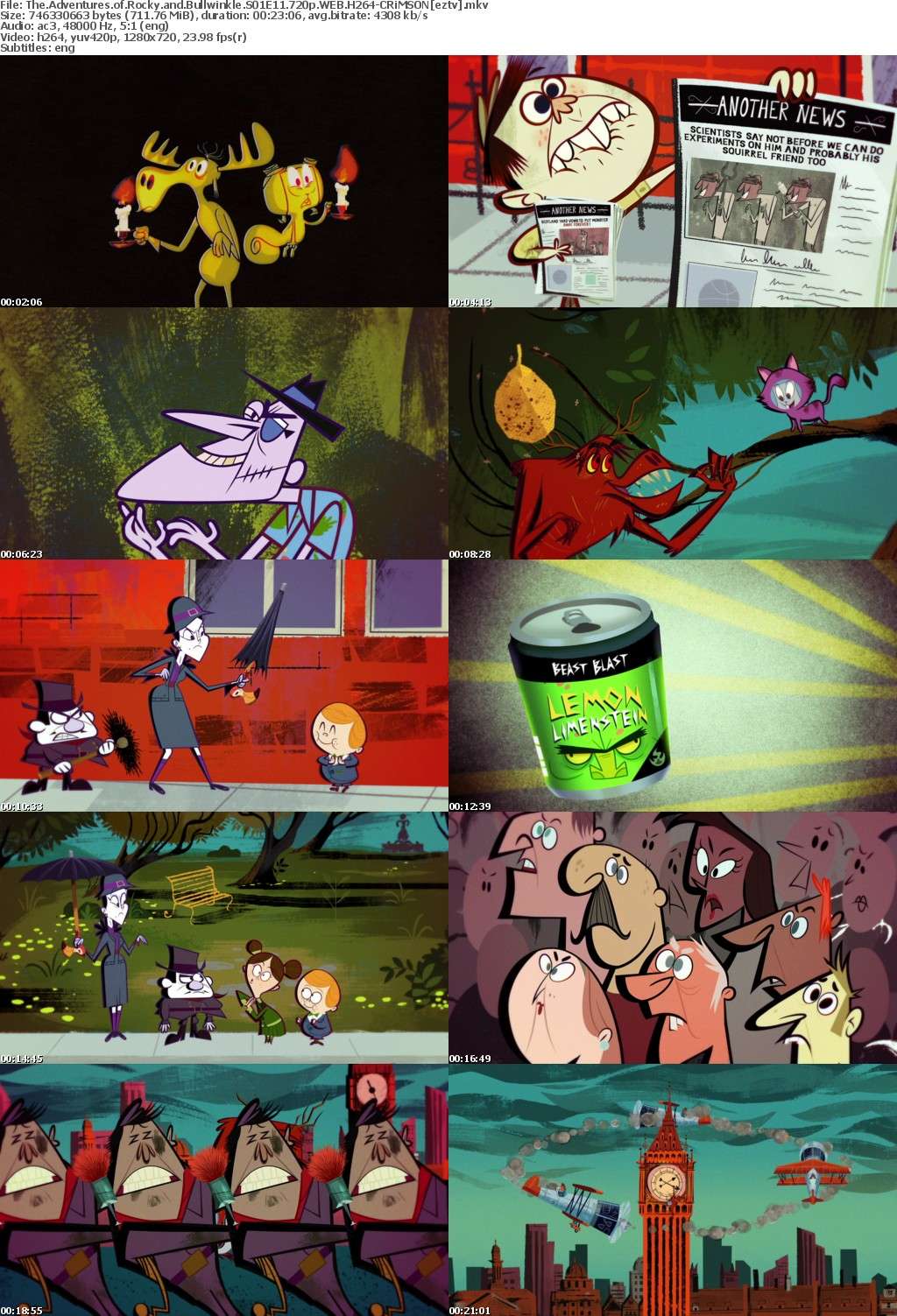 The Adventures of Rocky and Bullwinkle S01E11 720p WEB H264-CRiMSON