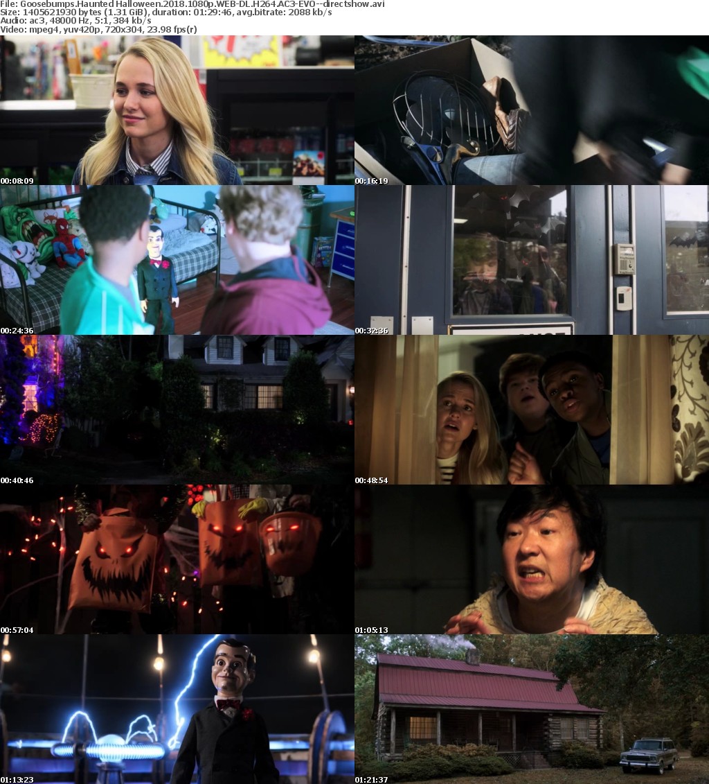 Goosebumps 2 Haunted Halloween (2018) HDRip XviD AC3-EVO