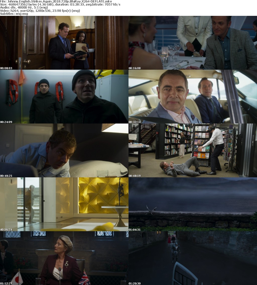 Johnny English Strikes Again (2018) 720p BluRay X264-DEFLATErarbg