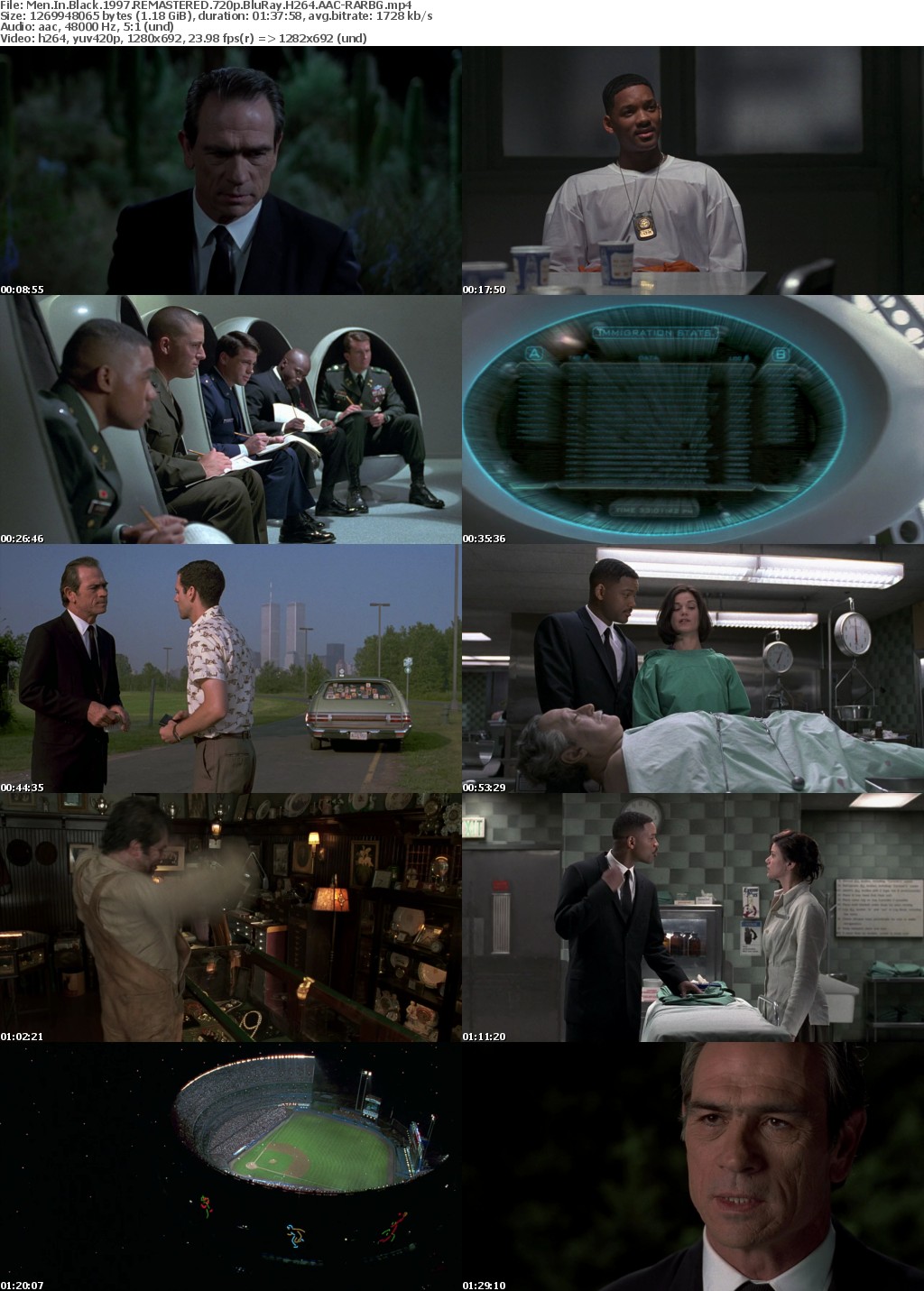 Men In Black (1997) REMASTERED 720p BluRay H264 AAC-RARBG