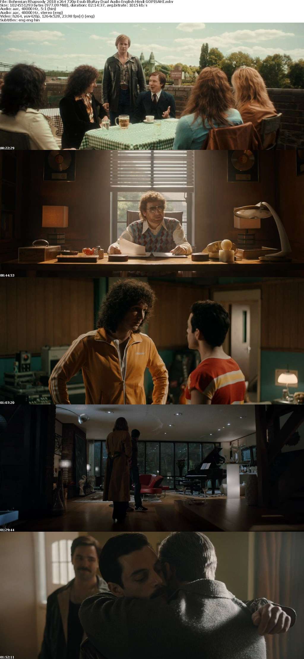 Bohemian Rhapsody 2018 x264 720p Esub BluRay Dual Audio English Hindi GOPISAHI Bohemian Rhapsody 2018 x264 720p Esub BluRay Dual Audio English Hindi GOPISAHI