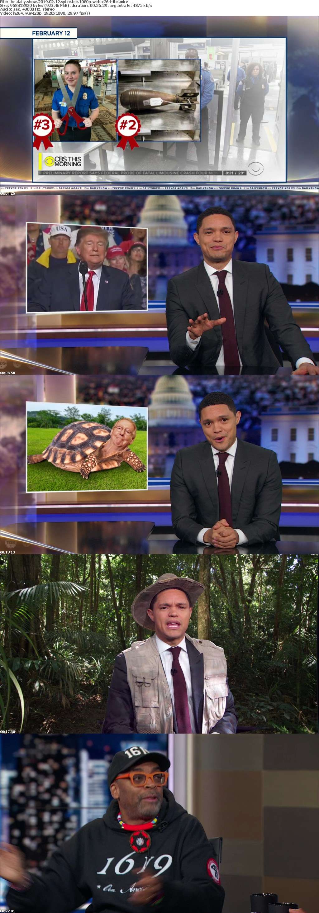 The Daily Show 2019 02 12 Spike Lee 1080p WEB x264-TBS The Daily Show 2019 02 12 Spike Lee 1080p WEB x264-TBS