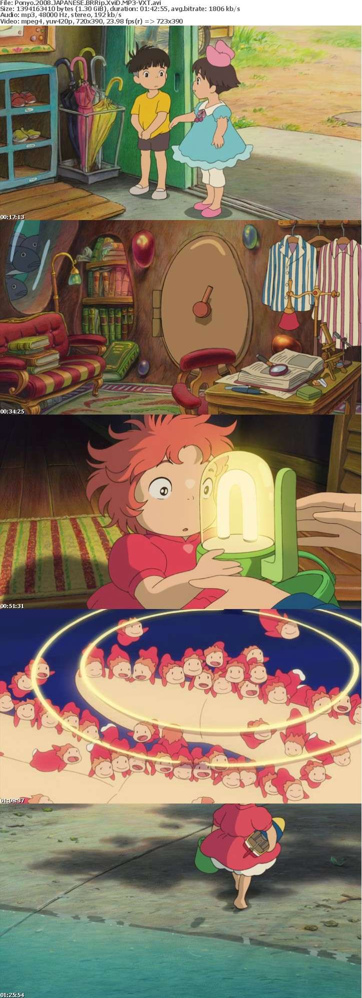 Ponyo 2008 JAPANESE BRRip XviD MP3-VXT Ponyo 2008 JAPANESE BRRip XviD MP3-VXT