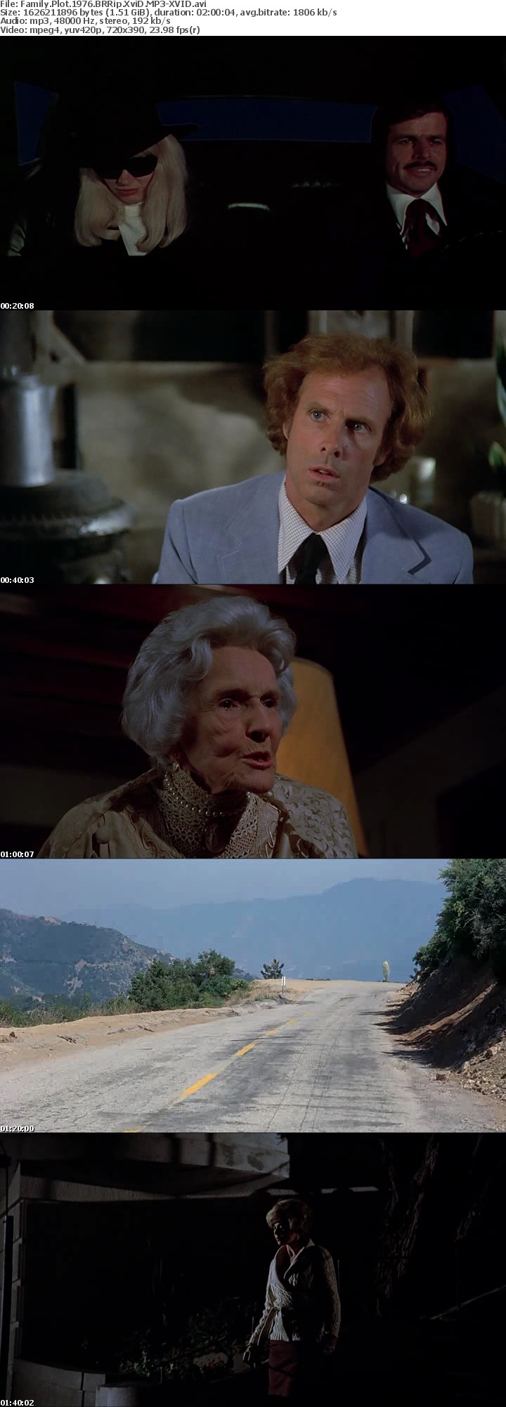 Family Plot 1976 BRRip XviD MP3-XVID Family Plot 1976 BRRip XviD MP3-XVID